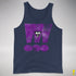 Lesbian Labrys Pride Grunge Exclamation Points Premium Tank Top - Navy